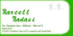 marcell nadasi business card